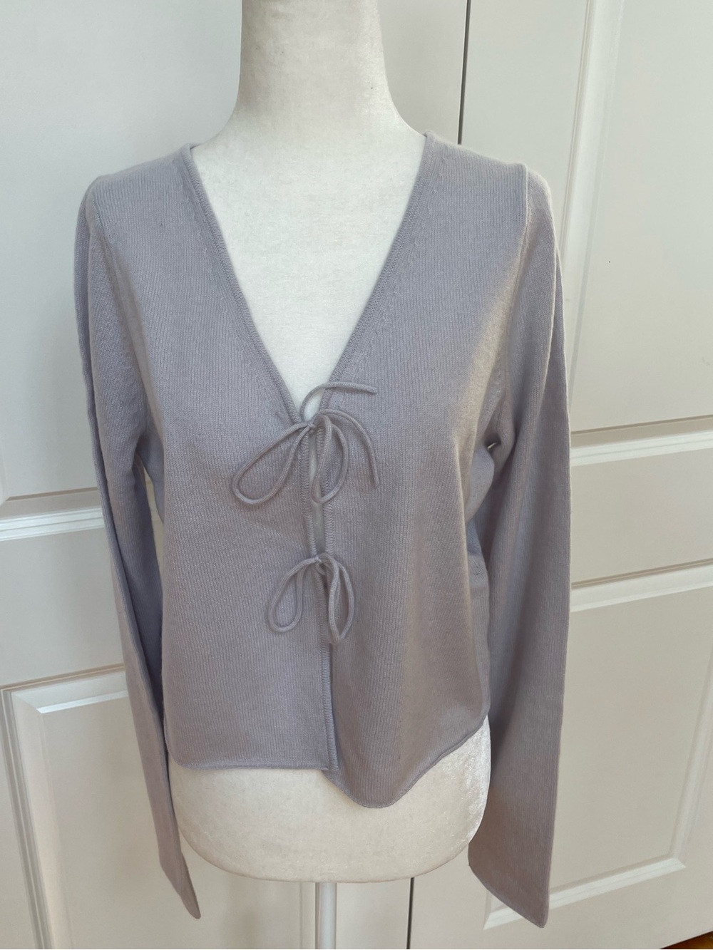 Tie-Front Cashmere Cardigan from NakedCashmere